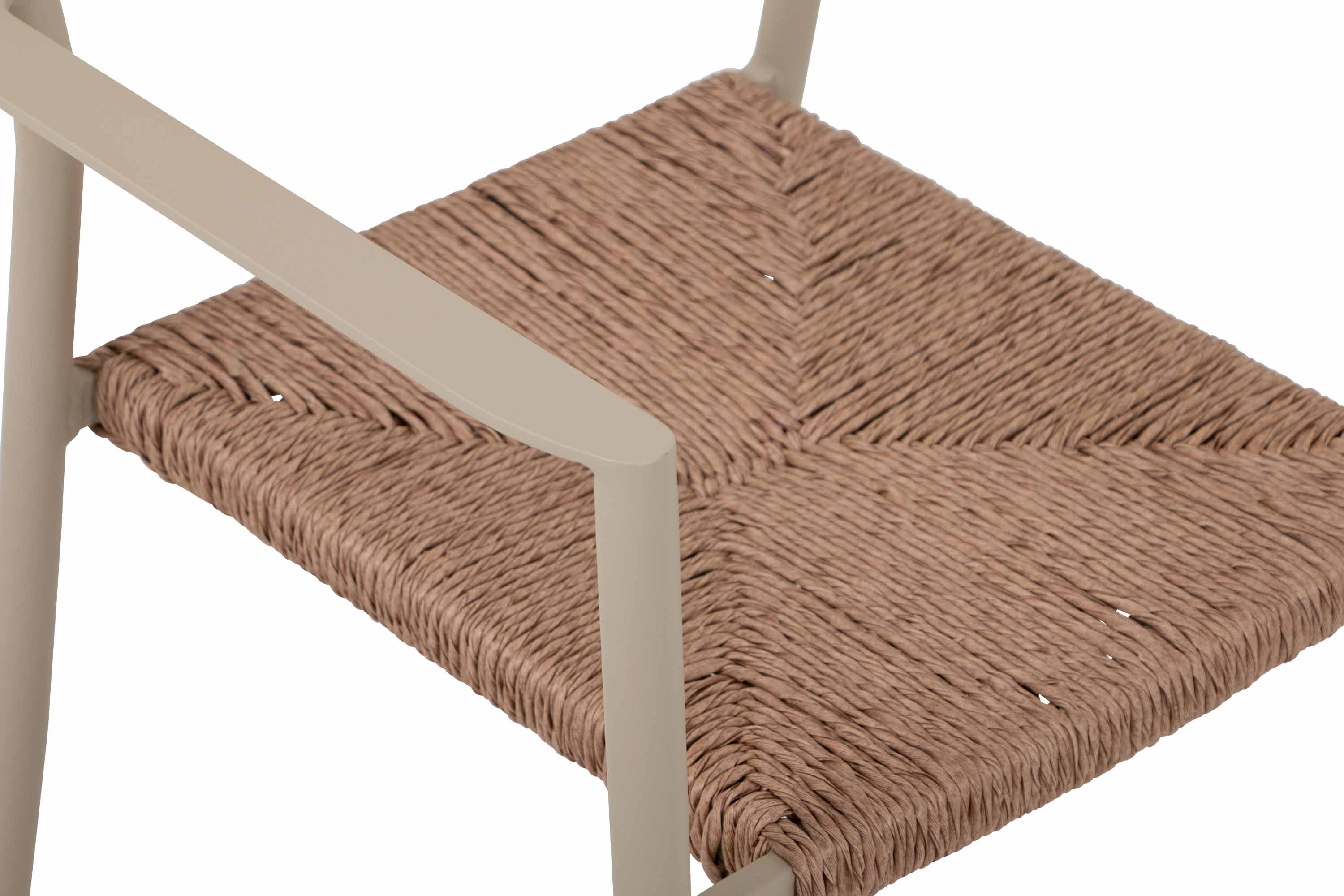 Miami karmstol Beige/natur