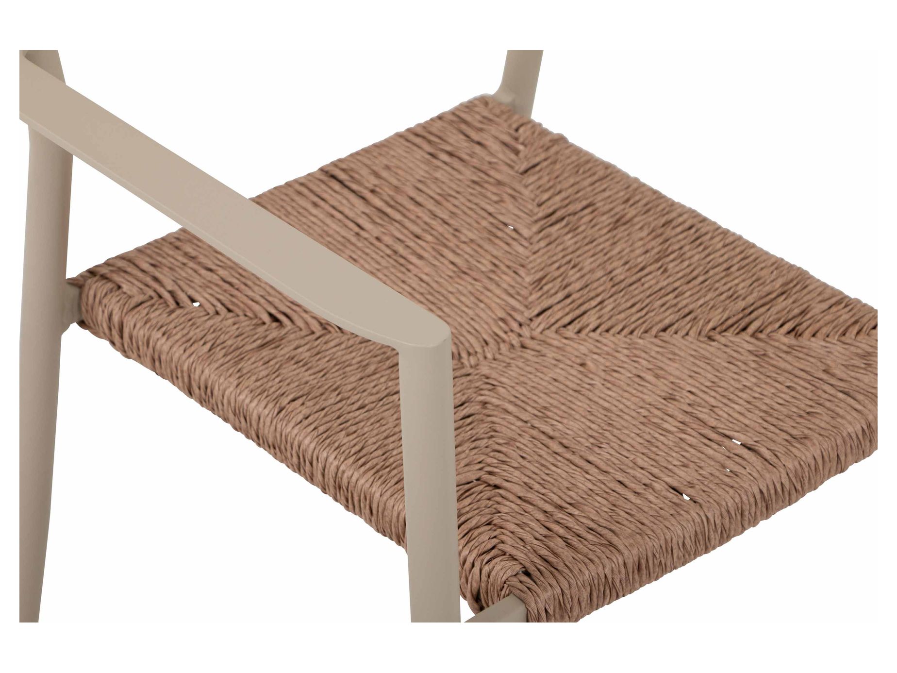 Miami karmstol Beige/natur