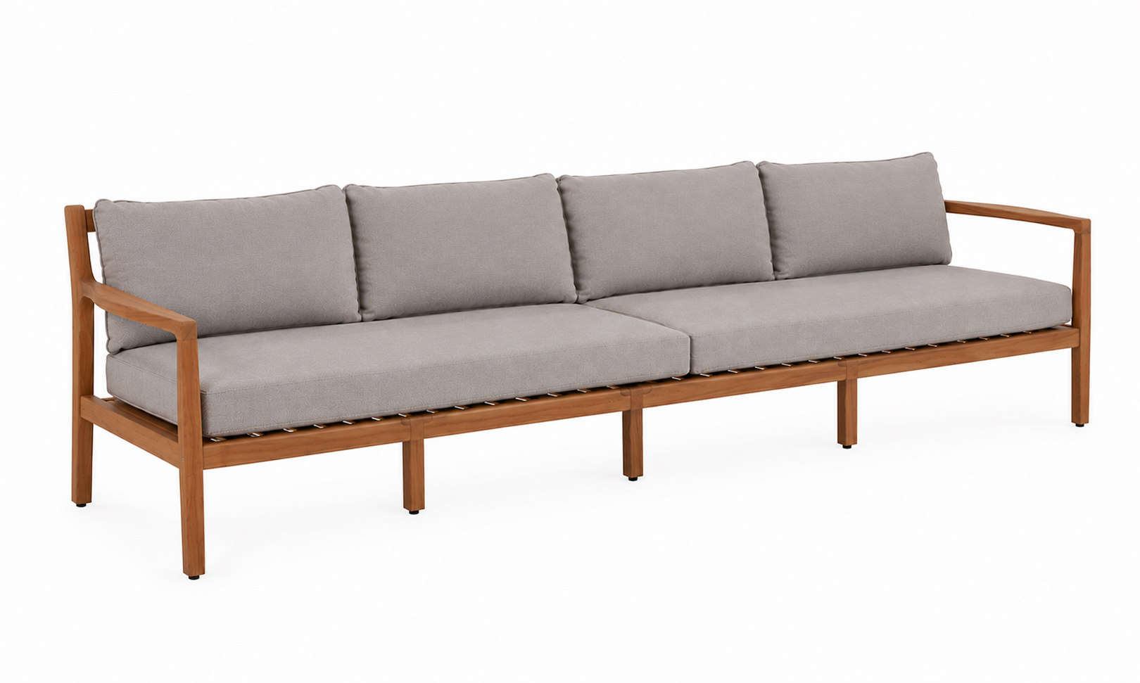 Manchester 4-sitssoffa Teak/beige