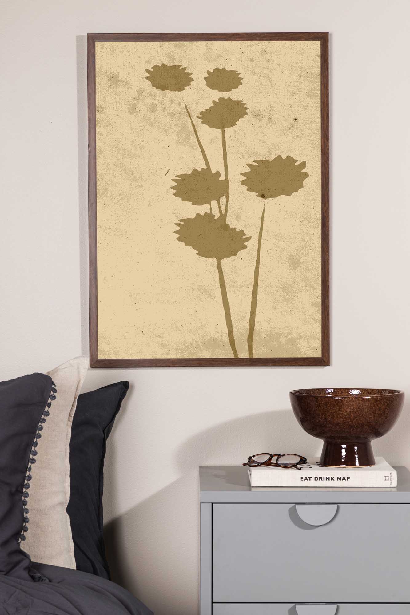Flower art poster