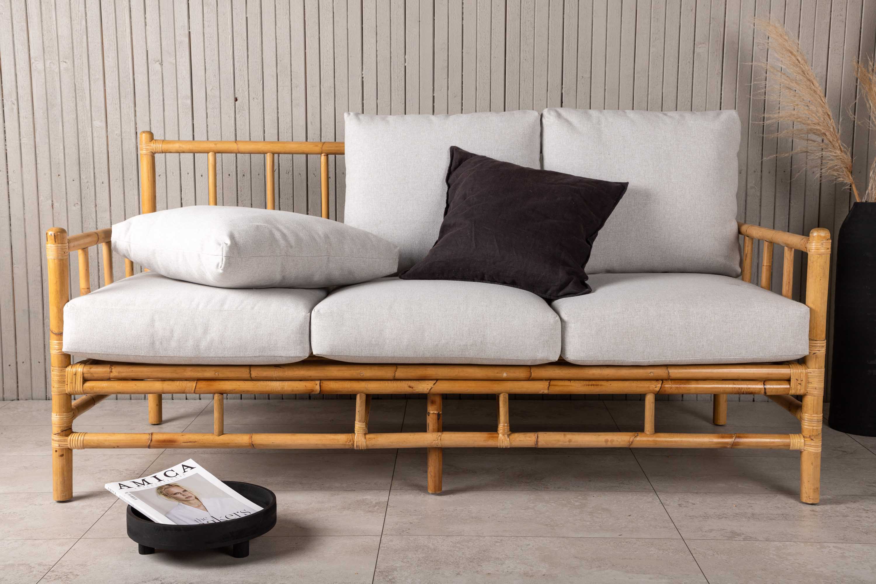 Cane 3-seter sofa