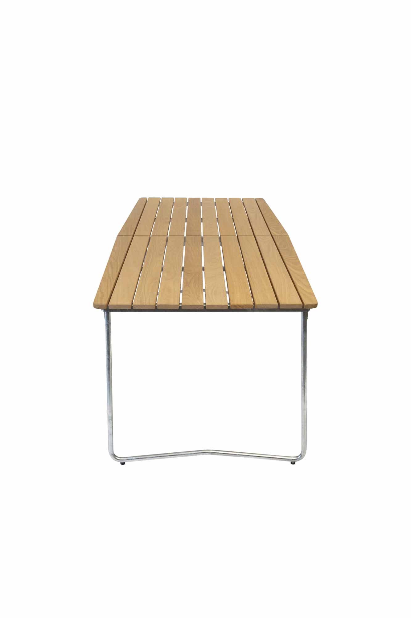 Table B31 230 - Oiled oak with hot galvanized base