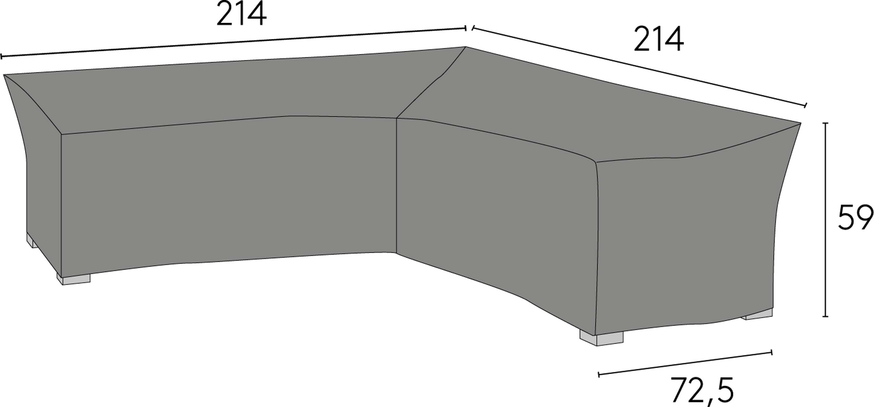 Möbelskydd till Lundamo hörnsoffa