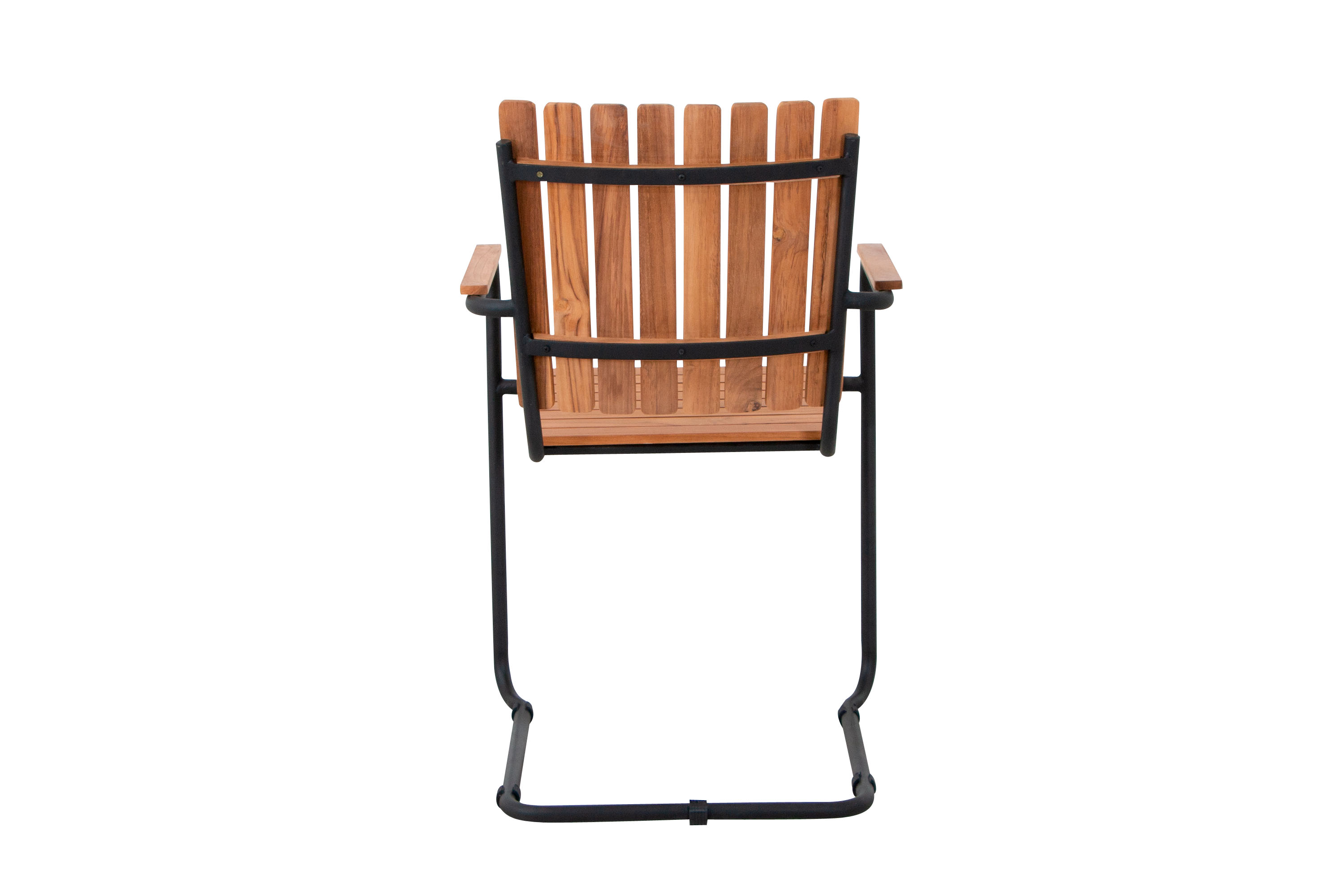 Resö stapelstol Svart/teak 