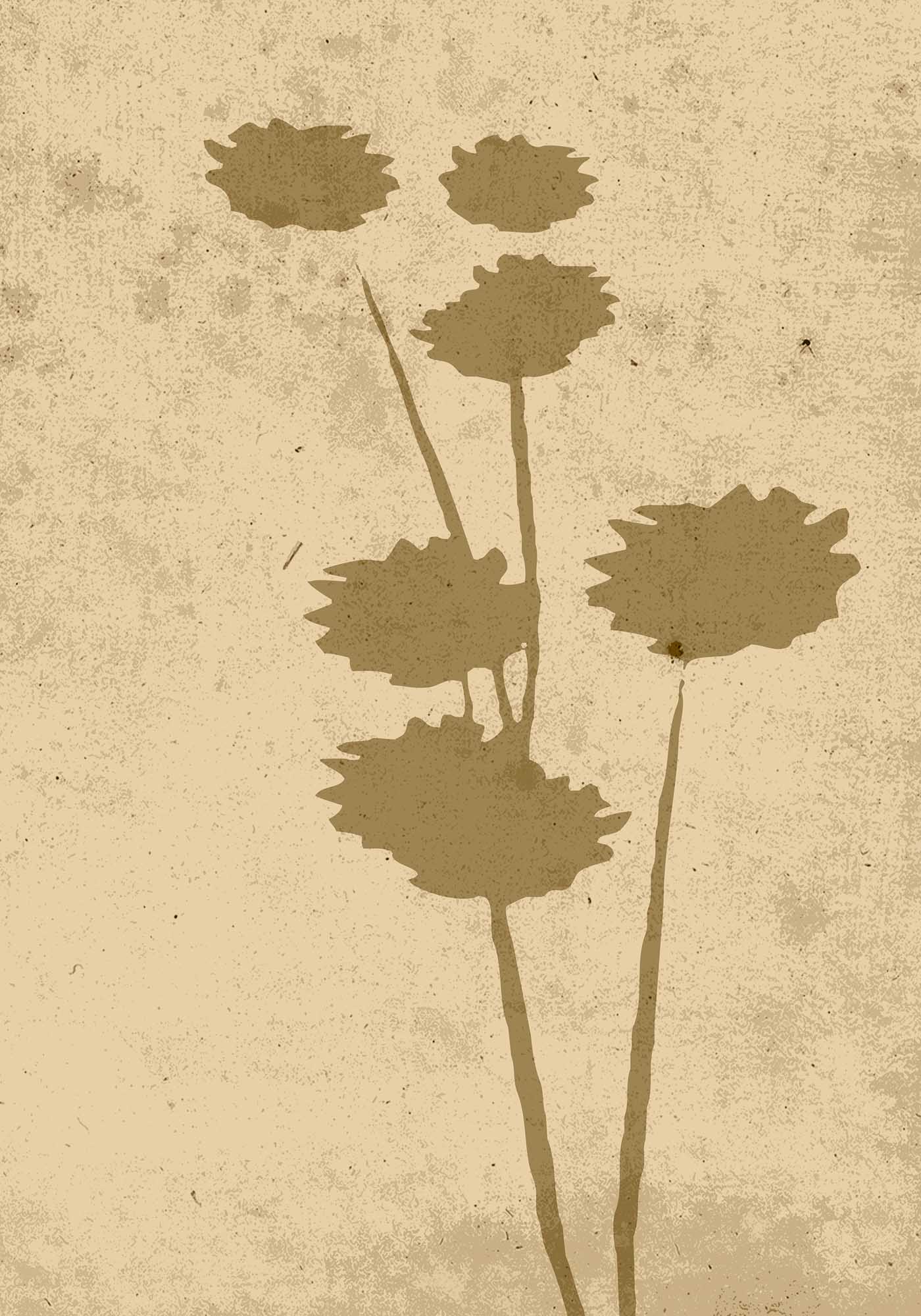 Flower art poster