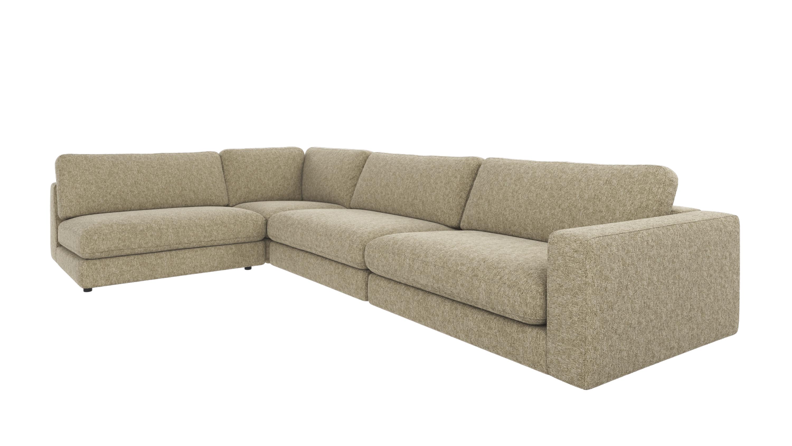 Duncan hörnsoffa öppen V