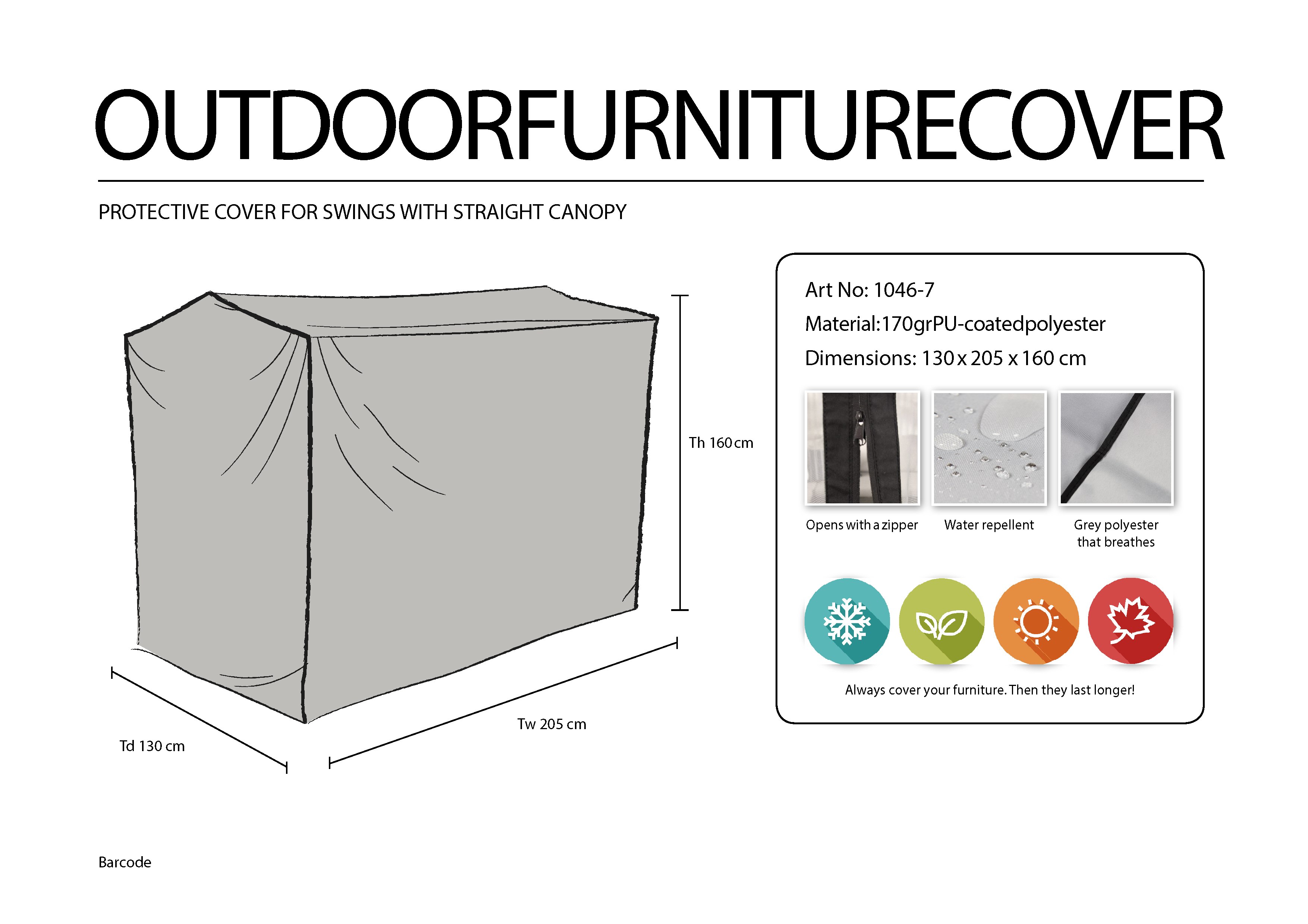 Hængesofatakovertræk