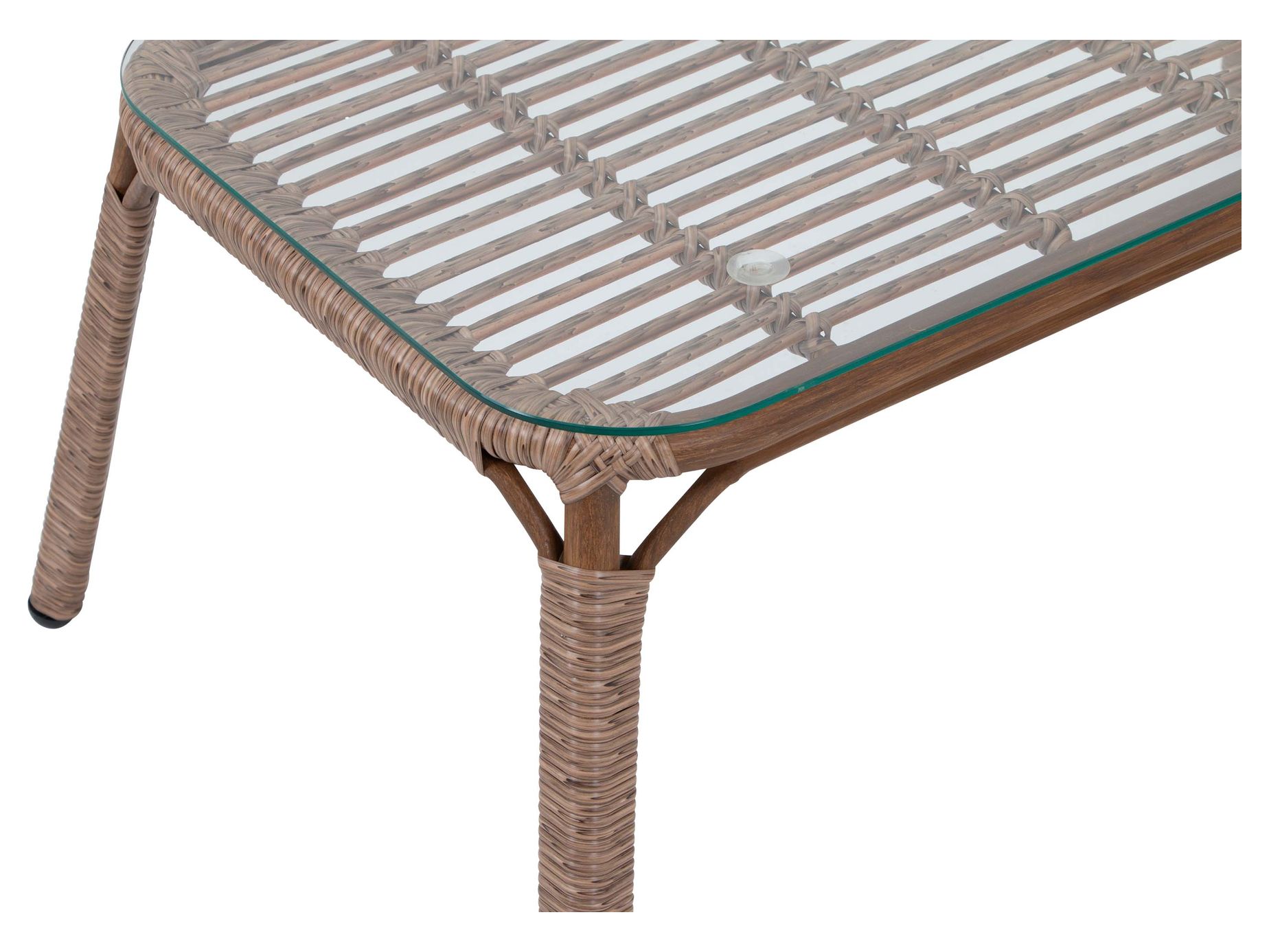 Nimbus soffgrupp Natur med beige dyna 2-sitssoffa, 2 fåtöljer & bord 90x50 cm