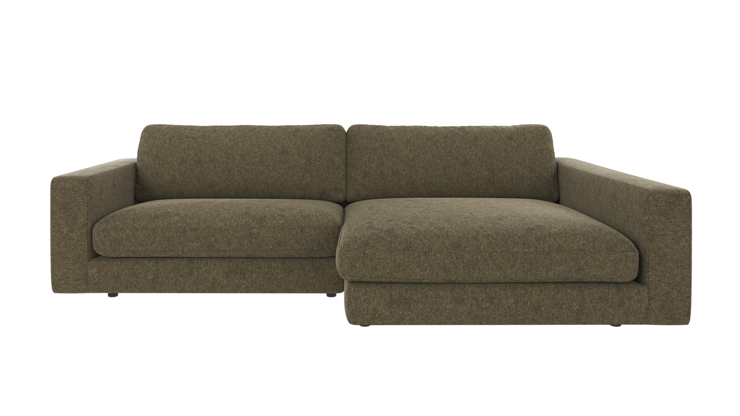 Duncan 3-seters sofa med sjeselong H