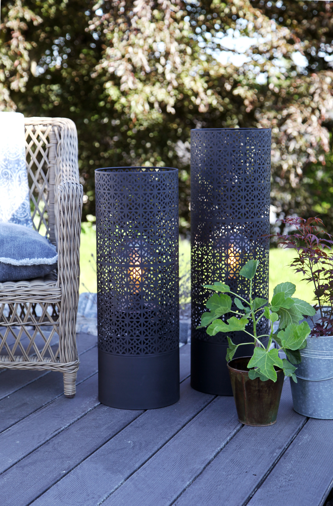 Maison golvlampa IP44 H67cm Sandsvart