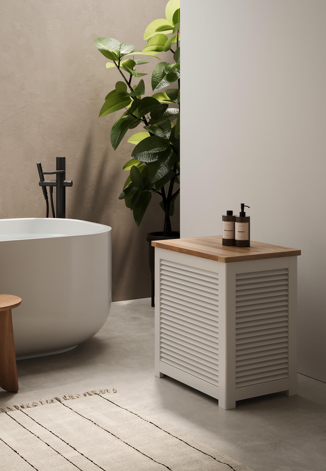 Classic skittentøyskurv stor