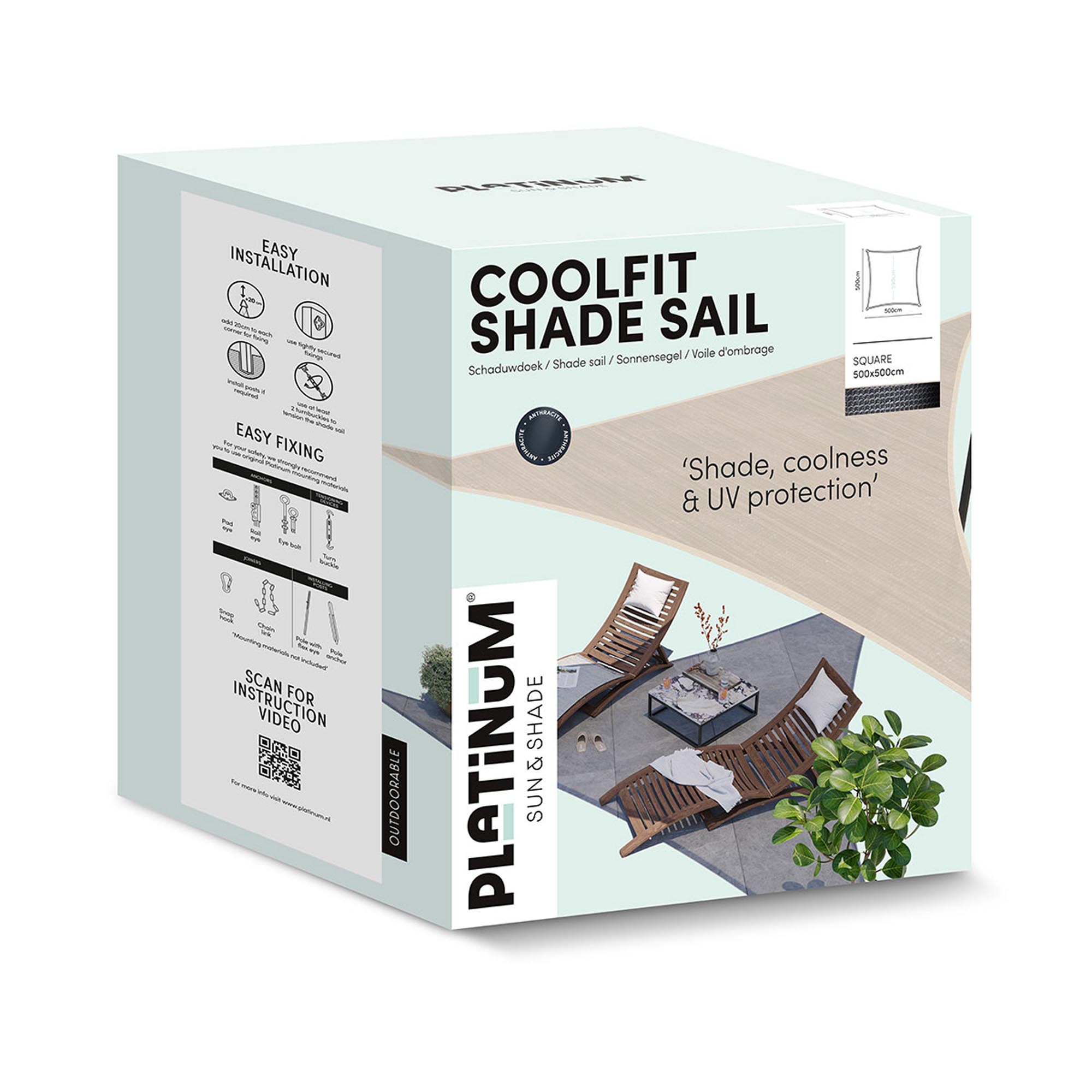 Coolfit solbeskyttelsesseil