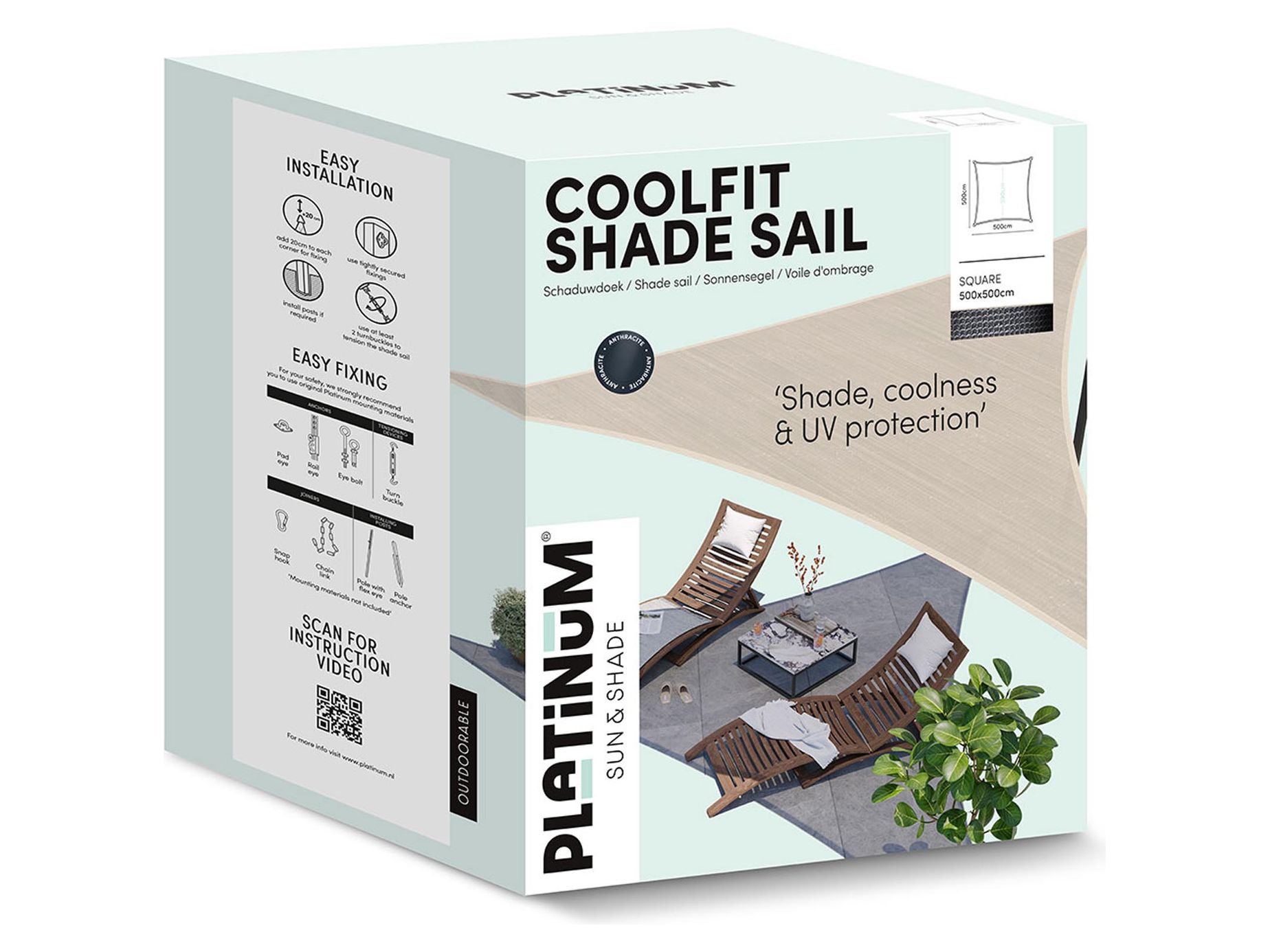 Coolfit solbeskyttelsesseil