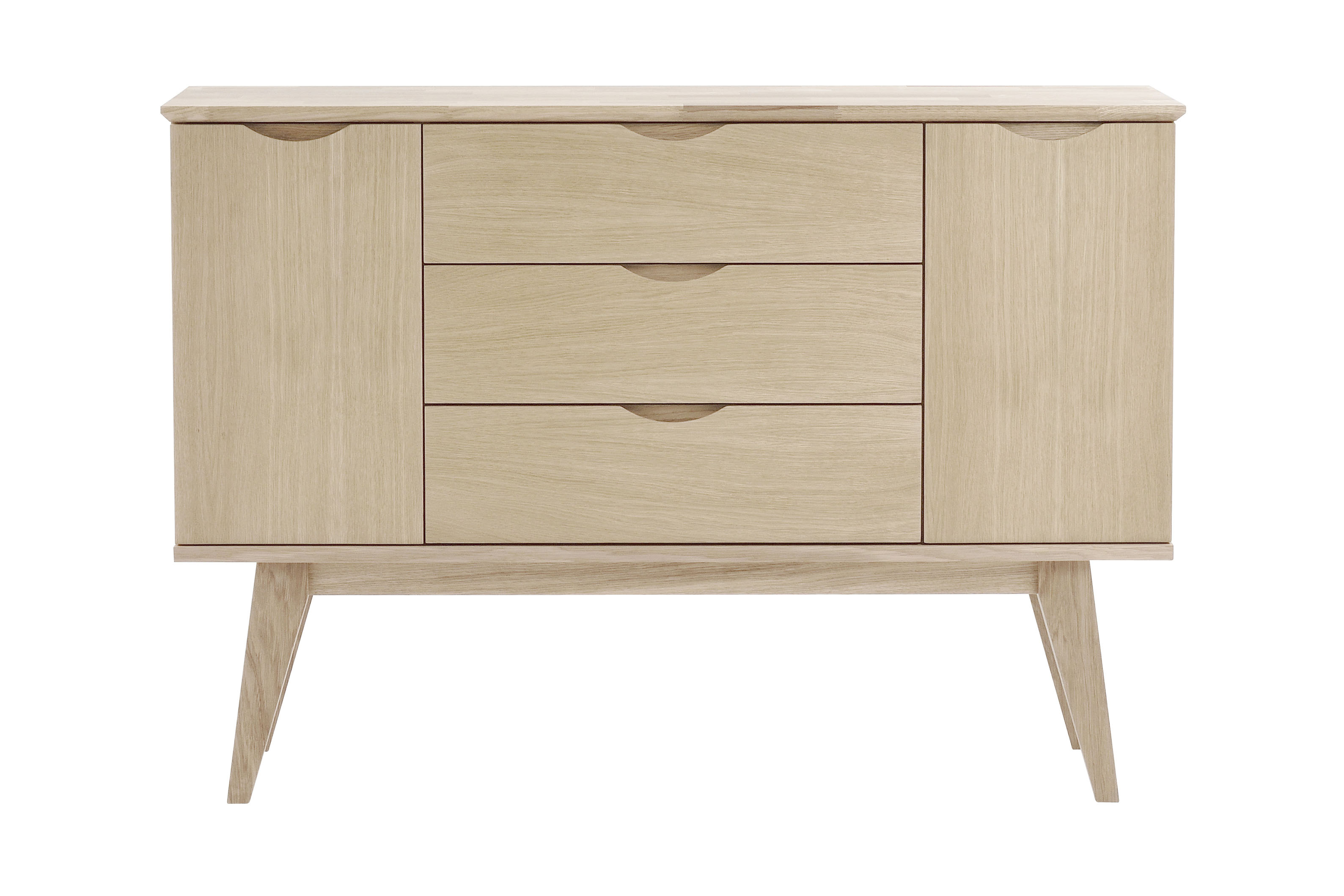 Filippa sideboard 122 vitpigmenterad ek