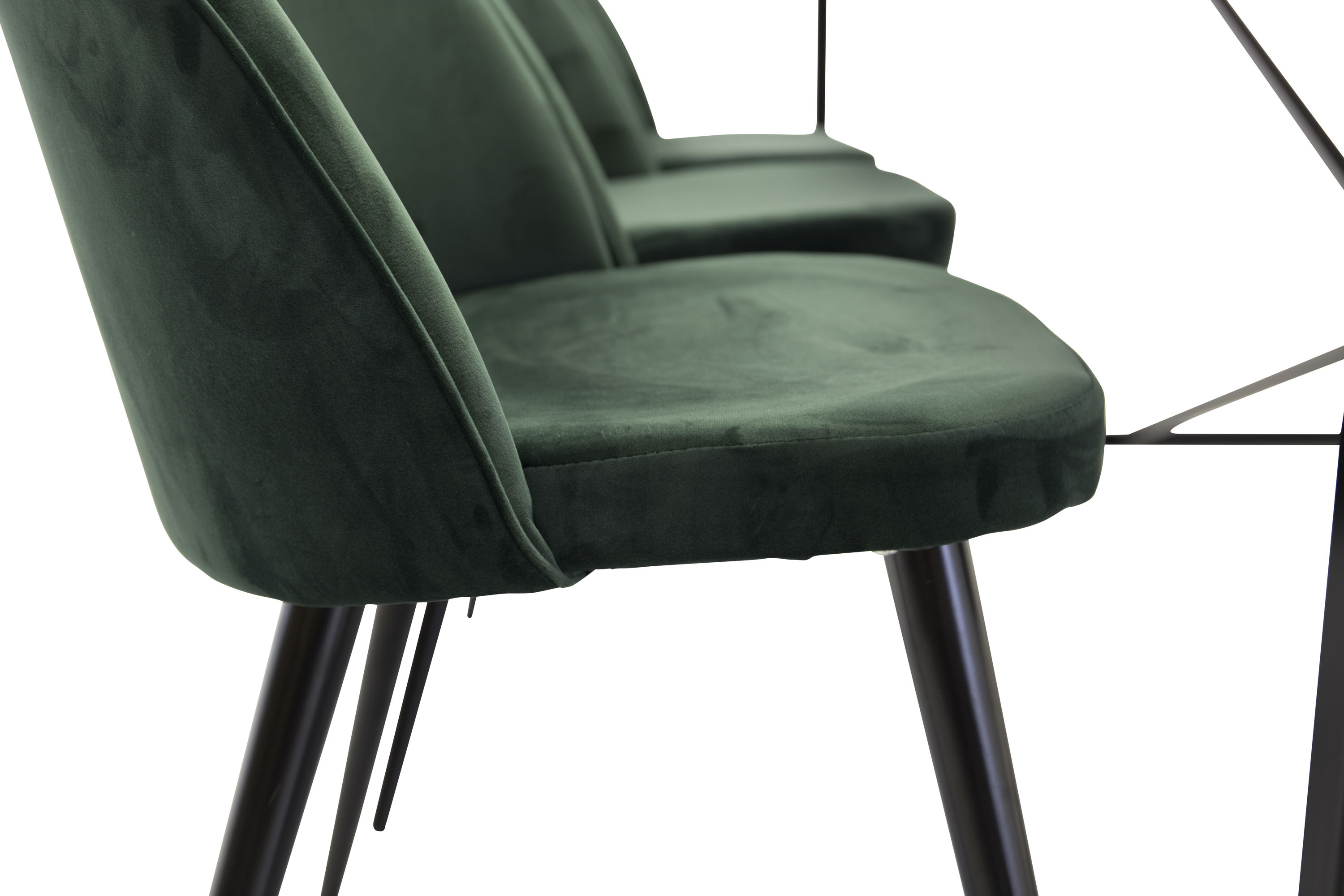 Velvet spisestuestol