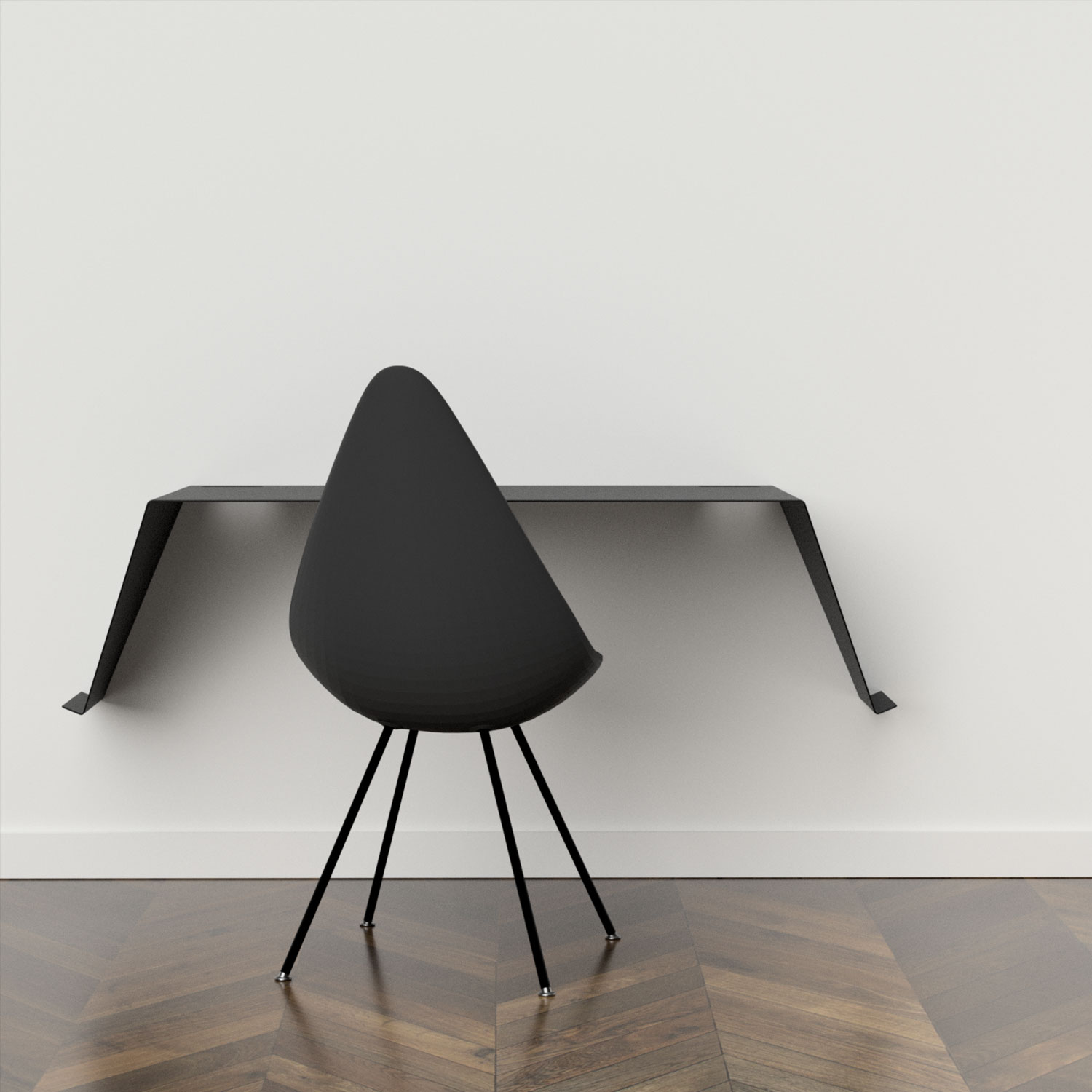 DESK01 väggskrivbord