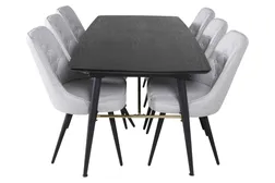 Black Veneer & Velvet spisegruppe