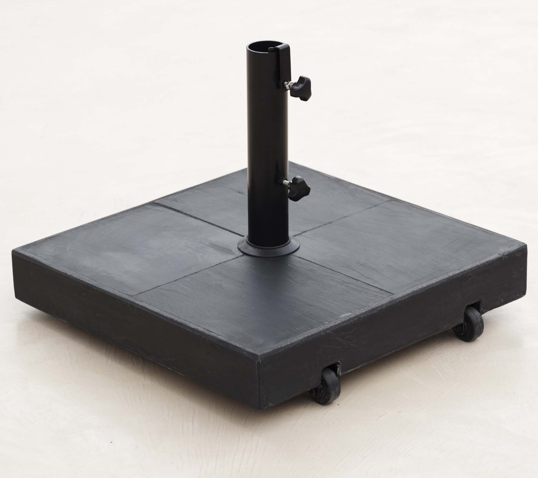 Parasollfot med hjul