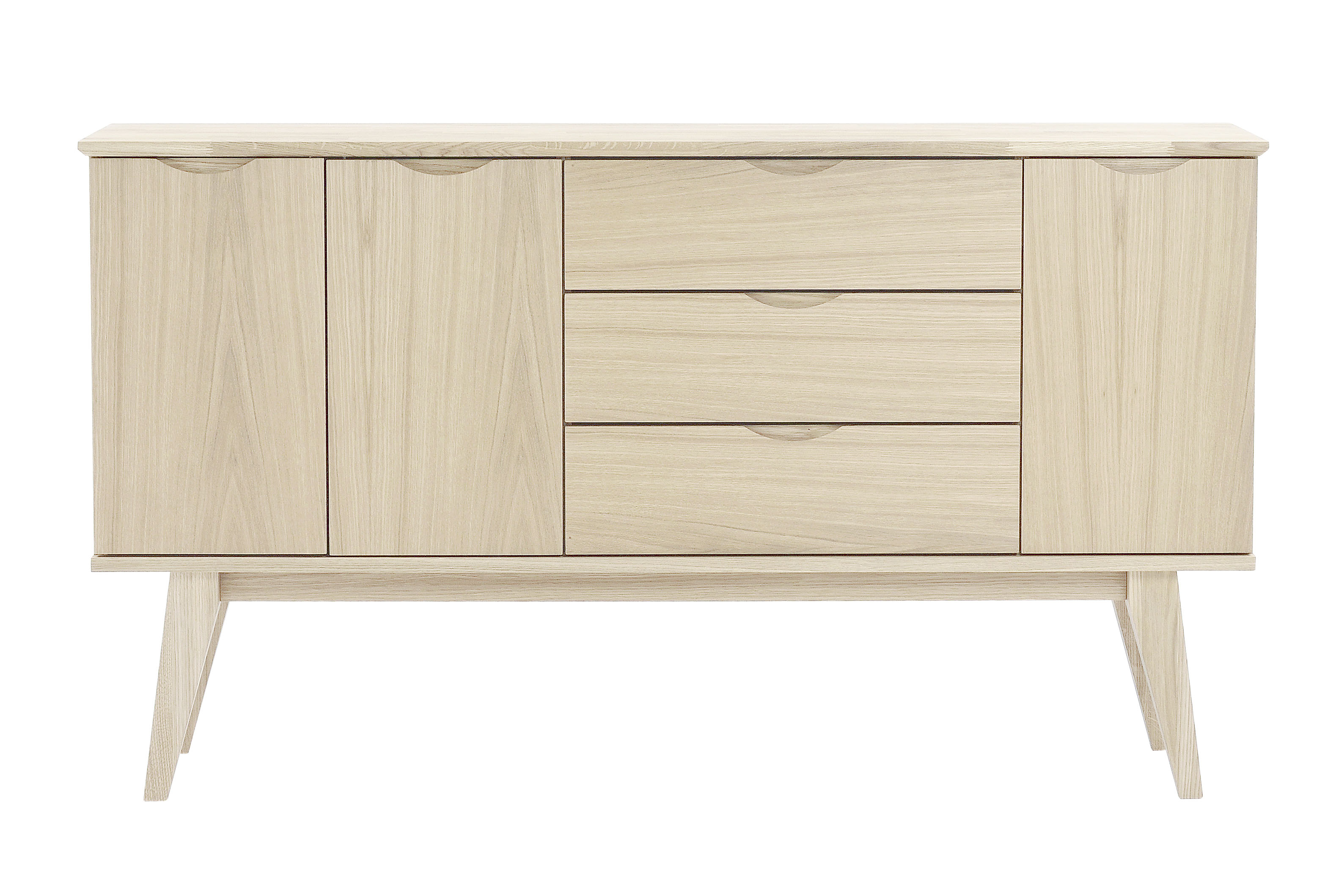 Filippa skænk 150 hvid egetræ