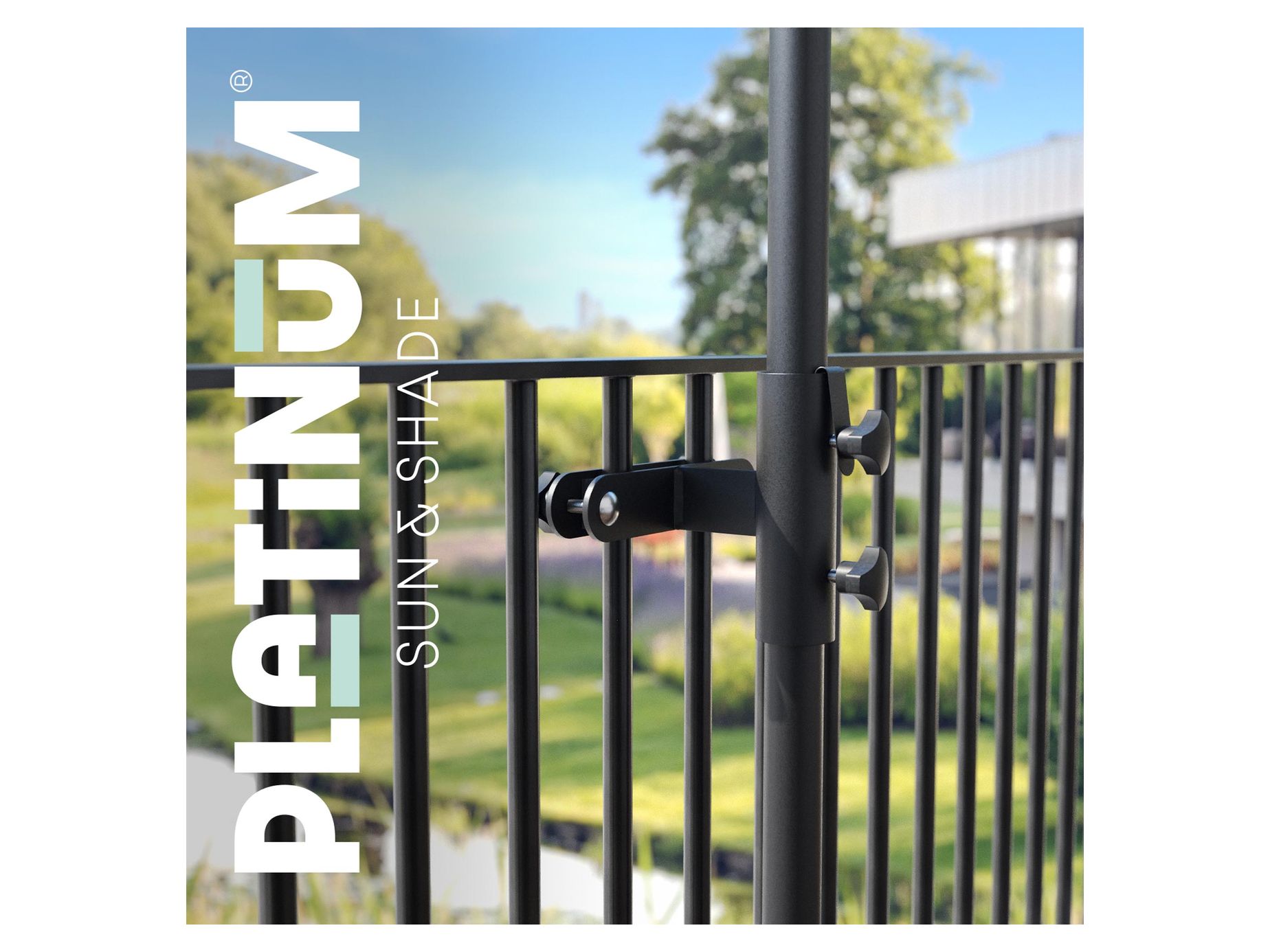 Parasollfäste flat vertikal