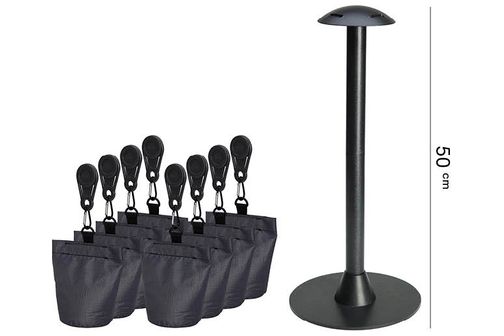 Pelare och vikter för möbelskydd