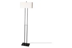 Luton golvlampa svart/vit